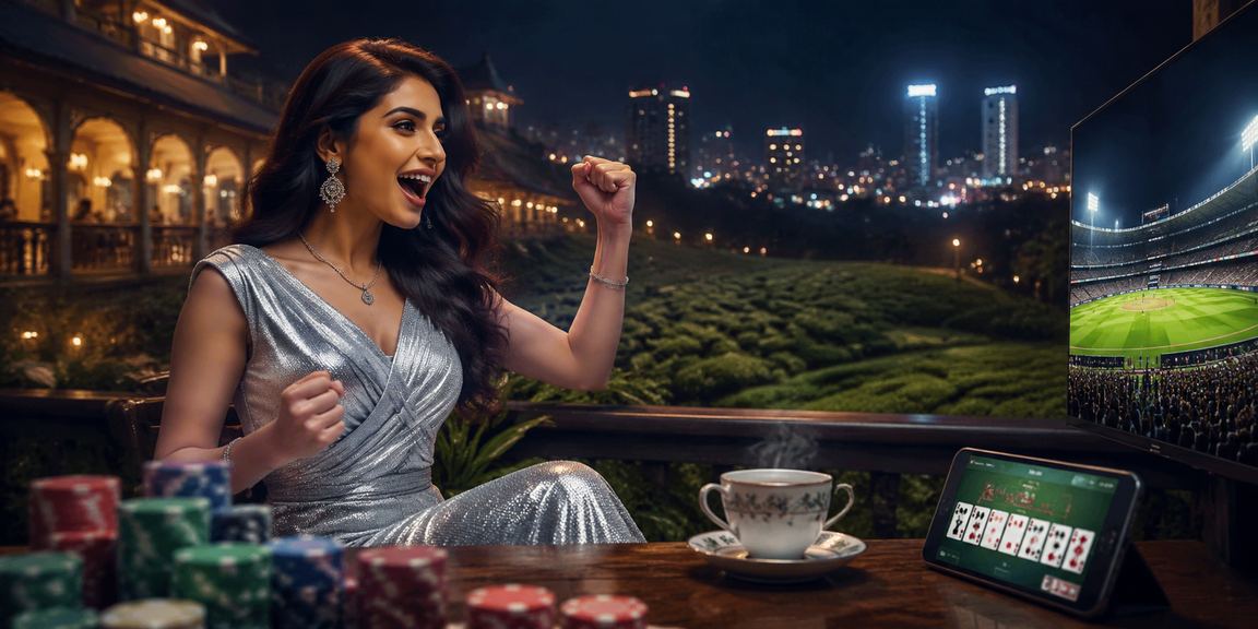 সিলেটের চা বাগানে রামি খেলা